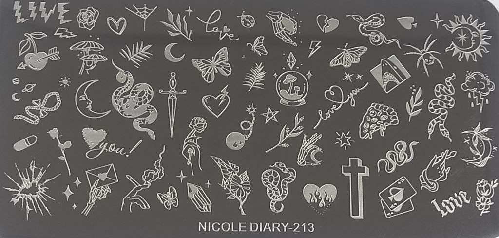 Stamping Plate Nicole Diary-213
