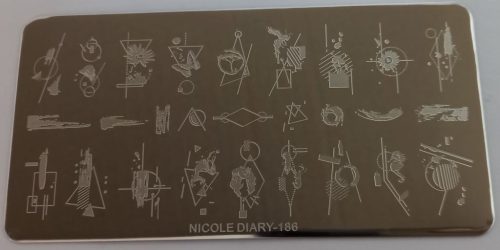 Stamping Plate Nicole Diary 186