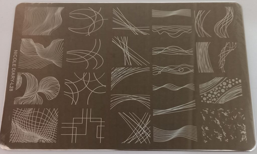 Stamping Plate Nicole Diary L28