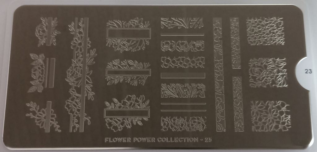 Stamping Plate Flower Power Collection23