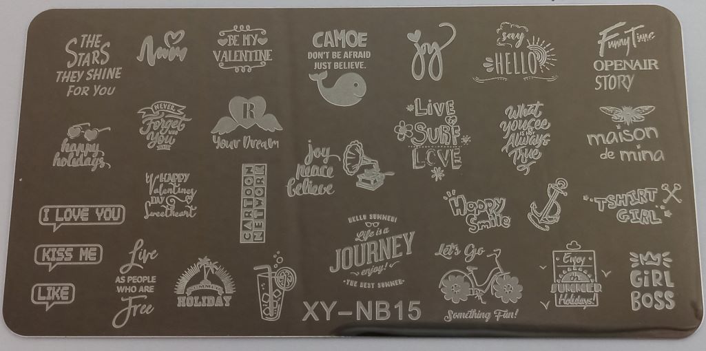 Stamping Plate XYNB15