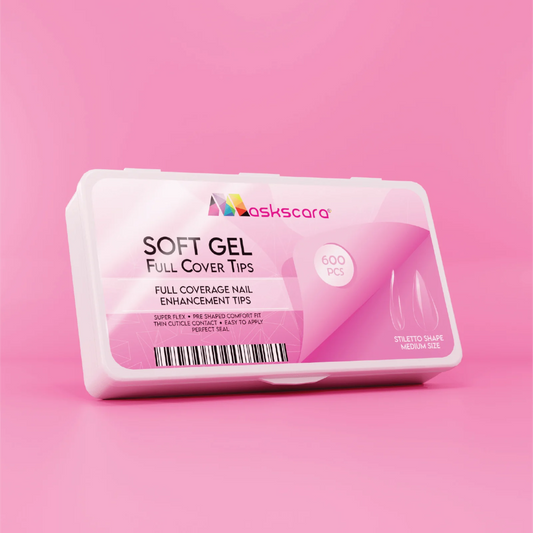 Stiletto Medium - Soft Gel Tips Full Cover
