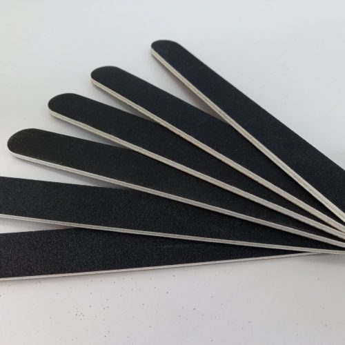 Black File Straight 100/180 5 Units