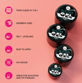 Thick Clear UV Builder Gel