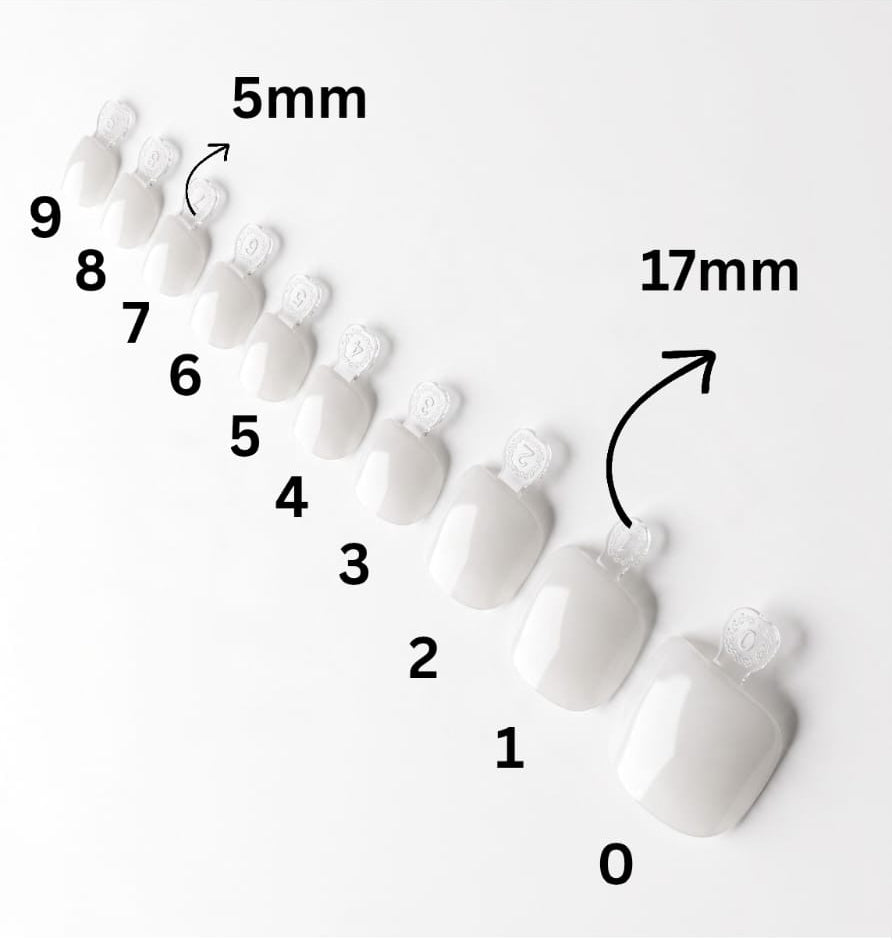 Full Cover Toe Tips Natural 100’s