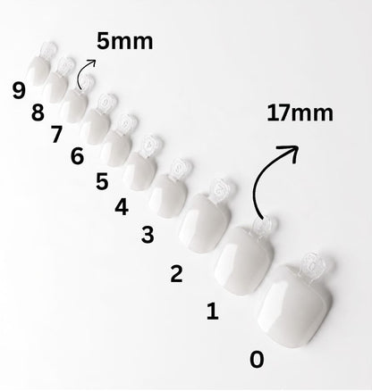 Full Cover Toe Tips Natural 100’s