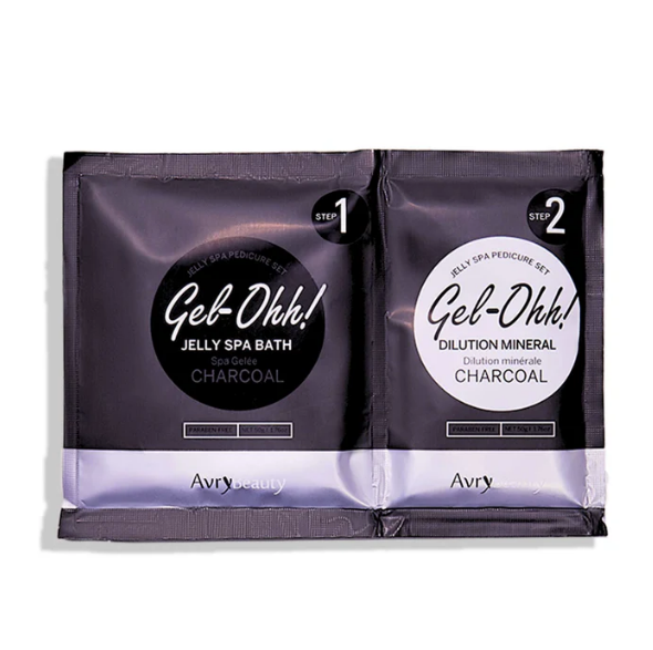 Charcoal -Avry Beauty Gel-Ohh Jelly Spa Pedi Bath