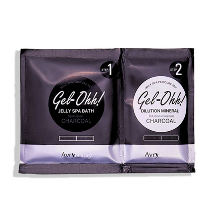 Charcoal -Avry Beauty Gel-Ohh Jelly Spa Pedi Bath