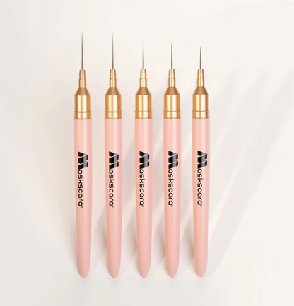 5 pcs Detail and Liner Maskscara brush set
