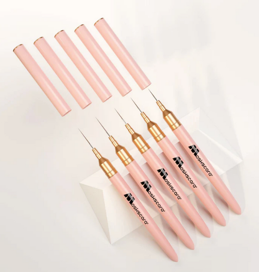 5 pcs Detail and Liner Maskscara brush set