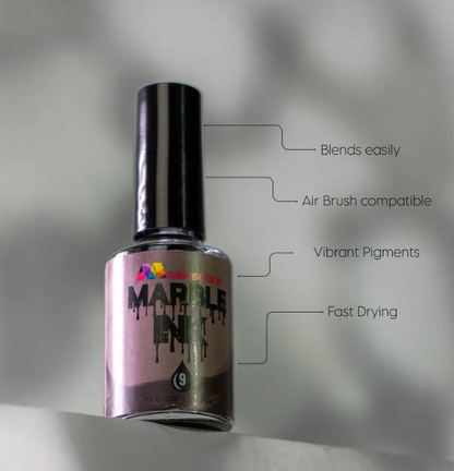 Grey Black #09 -Marble Ink 15ml