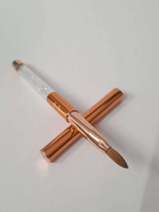 Rose Gold #9 Acrylic Brush