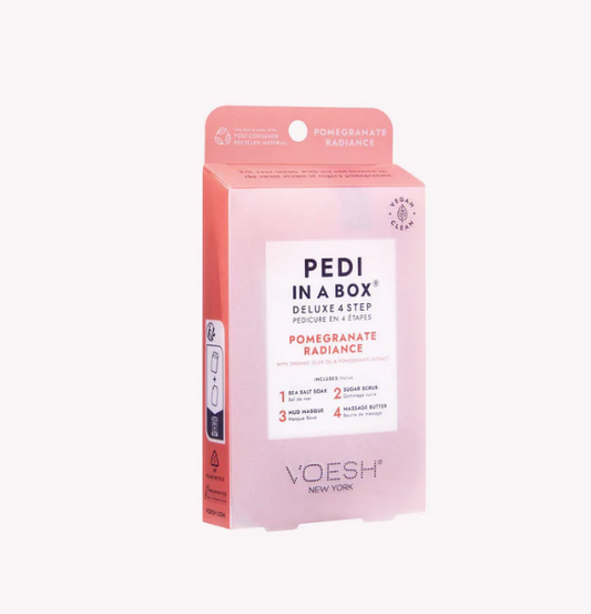 Pomegranate Radiant - Pedi in a Box Deluxe 4 Step