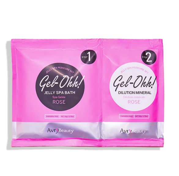 Rose -Avry Beauty Gel-Ohh Jelly Spa Pedi Bath